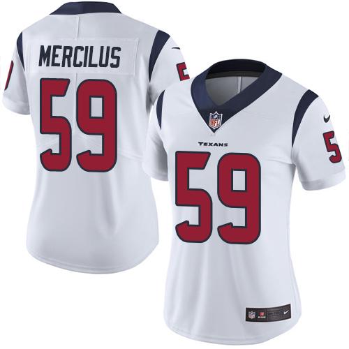 Women Houston Texans 59 Mercilus white Nike Vapor Untouchable Limited NFL Jersey